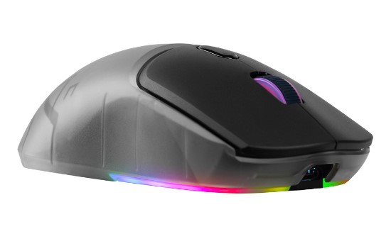 Mouse Game Factor Carcasas Intercambiables 2.4g+bt P3395 26k Dpi Rgb Negro (mow700-bk), Game Factor, Teclados & Mouses, Mouse, Gamer [Imagen 2]